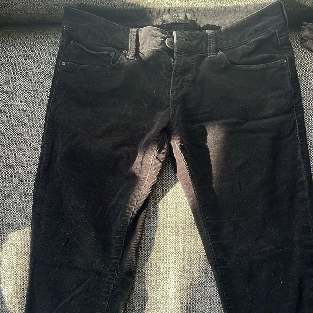 Aqua Blair black skinny cords, size 26.